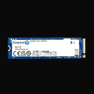 Kingston NV3 2TB PCIe Gen4x4 M.2 NVMe Internal SSD (SNV3S/2000G)