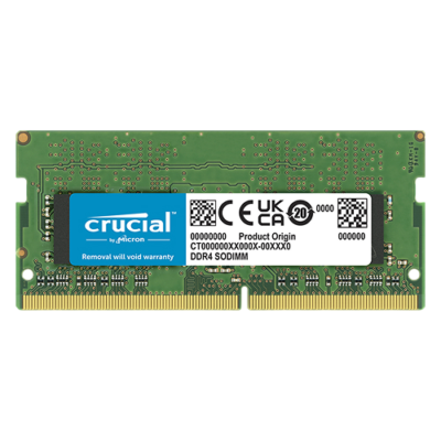 Crucial 32GB DDR4 3200MHz Laptop RAM SODIMM Memory (CT32G4SFD832A)