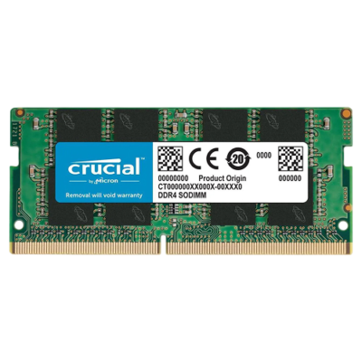 Crucial 8GB DDR4 3200MHz Laptop RAM CL22 SODIMM Memory CT8G4SFRA32A