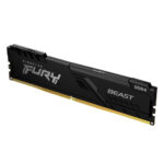 Kingston FURY Beast DDR4 8GB 3200MHz RAM KF432C16BB/8WP close-up chip detail showing premium memory architecture for desktop performance