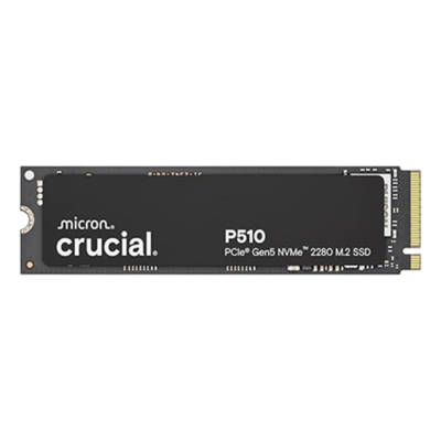 Crucial P510 1TB M.2 2280 NVMe PCIe Gen5 Internal SSD – High-Speed Next-Gen Storage for Desktop & Laptop (CT1000P510SSD8-01)