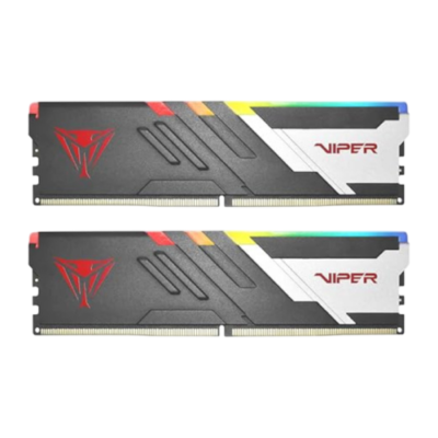 VIPER VENOM RGB DDR5 UDIMM: 16GB (2x16GB) 6000MT/s CL30 EP (PVVR532G600C30K)