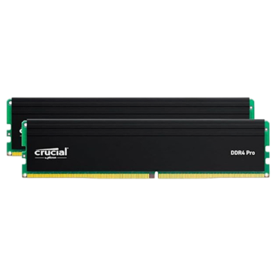 Crucial Pro 64GB Kit (2x32GB) DDR4 3200MHz Desktop RAM CL22 Memory CP2K32G4DFRA32A