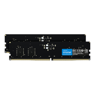 Crucial 64GB (2x32GB) DDR5 4800MHz Desktop RAM Kit CL40 UDIMM (CT2K32G48C40U5)
