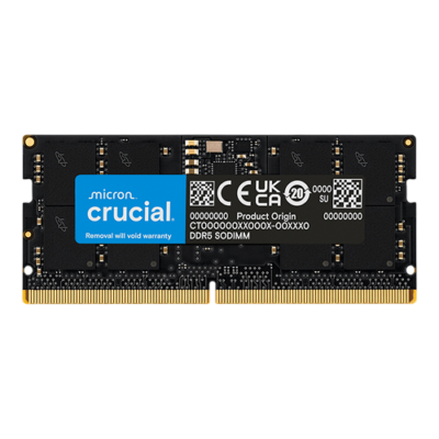 Crucial 32GB DDR5 5600MHz Laptop RAM CL46 SODIMM Memory CT32G56C46S5