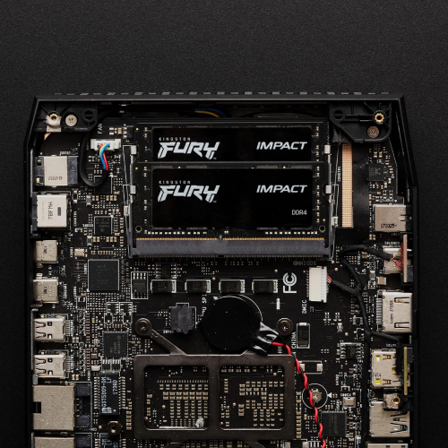 Retail blister pack of Kingston FURY Impact 8GB DDR4 KF432S20IB/8 showing official India import labels and tracking – Genuine Stock at Storage Hub Kolkata.