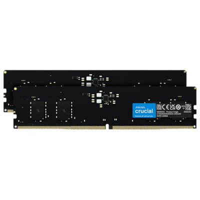 Crucial Pro 64GB Kit (2x32GB) DDR5 Desktop RAM 5600MHz UDIMM Memory CT2K32G56C46U5