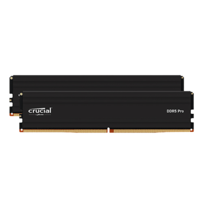 Crucial Pro 32GB Kit (2x16GB) DDR5 Desktop RAM 6000MHz UDIMM Memory CP2K16G60C48U5