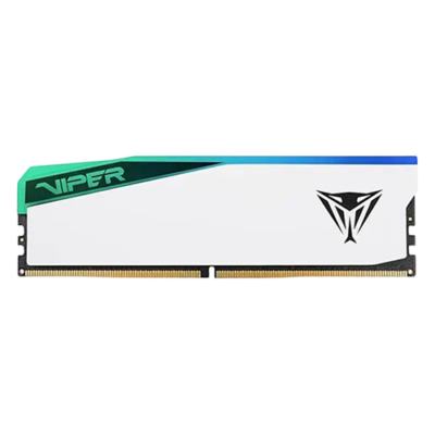 Patriot Viper Elite 5 RGB 32GB DDR5 Desktop RAM 6000MHz CL30 White Memory PVER532G60C30W