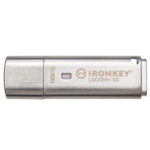 IKLP50/128GB hardware encrypted USB flash drive angled product image