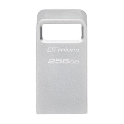 Kingston DataTraveler Micro DTMC3G2 256GB USB 3.2 Gen 1 Metal Flash Drive Ultra-Small High-Speed Portable Storage Device