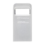 Kingston DTMC3G2 256GB DataTraveler Micro USB 3.2 Gen 1 Flash Drive with Metal Body Ultra-Compact Design for Fast Data Transfer