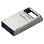 Kingston 256GB DataTraveler Micro DTMC3G2 USB Flash Drive for Laptop PC and Multimedia File Storage with Compact Metal Body Design