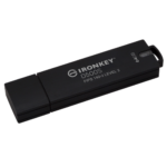 Kingston IronKey D500S IKD500S 64GB USB 3.2 Encrypted Flash Drive with FIPS 140-3 Level 3 Security and Rugged Metal Design