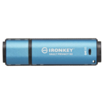 IKVP50/64GB hardware encrypted USB flash drive angled product image