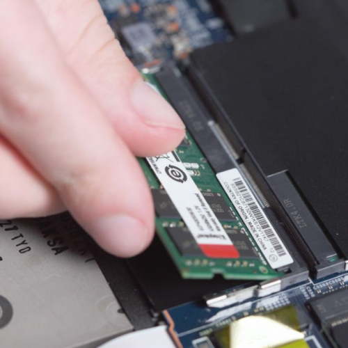 Kingston 16GB DDR4 3200MHz RAM installed in desktop motherboard for performance upgrade