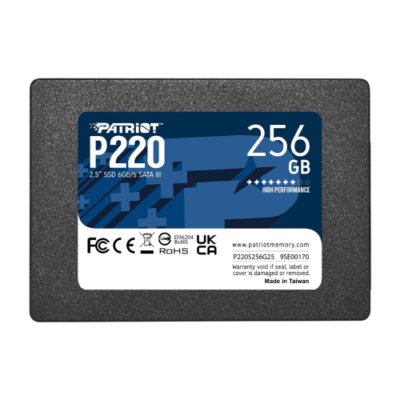 Patriot P220 256GB SATA III 2.5 Inch Internal SSD (P220S256G25)