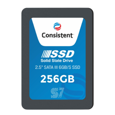 Consistent 256GB SATA III 2.5 Inch SSD 3D NAND (CTSSD256S7)
