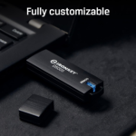 Storage Hub Kingston IronKey D500S 64GB Secure Flash Drive Layout