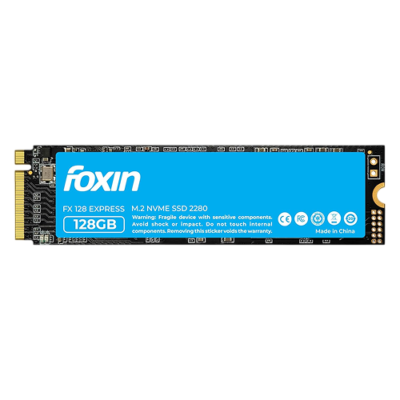 Foxin 128GB NVMe M.2 Internal SSD – PCIe Gen 3.0 x4, Up to 3200MB/s Read Speed