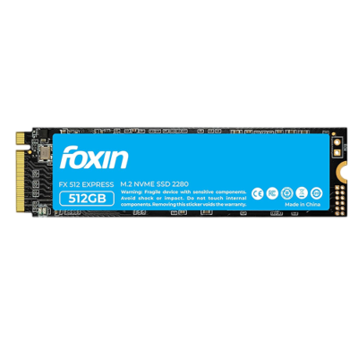 Foxin 512GB NVMe M.2 SSD – PCIe Gen 3.0 x4 Internal SSD, Up to 3200MB/s Read Speed