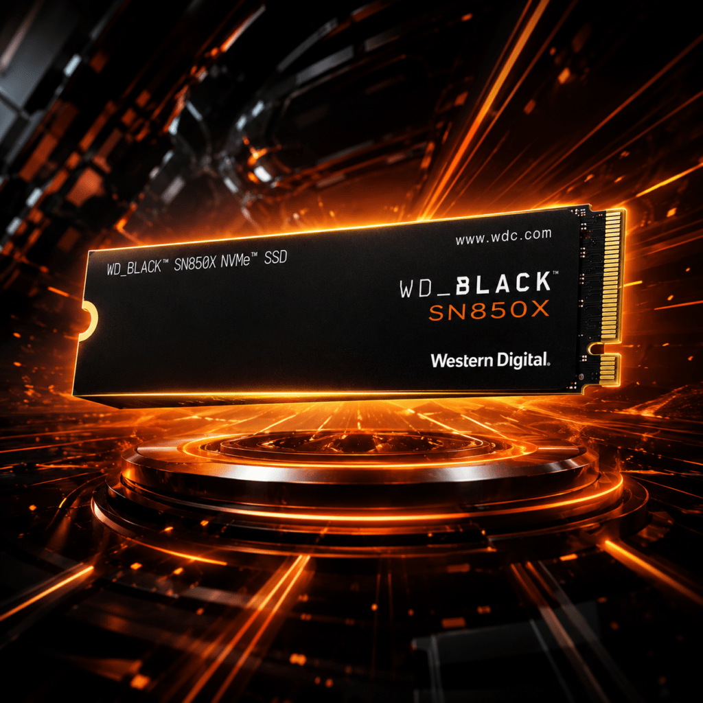 WD BLACK SN850X 2TB NVMe SSD Installed on Desktop Motherboard