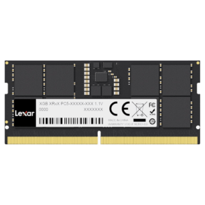 Lexar 8GB DDR5 5600MHz SODIMM Laptop RAM (LD5S08G56C46ST-BGS) – 262-Pin Memory