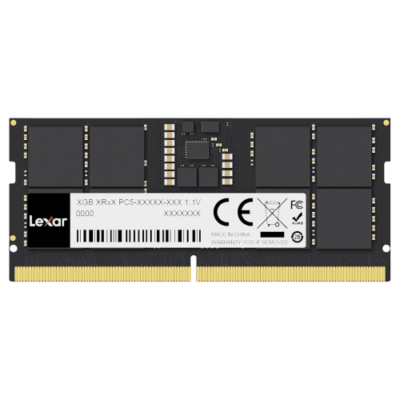 Lexar 8GB DDR5 5600MHz SODIMM Laptop RAM (LD5S08G56C46ST-BGS) – 262-Pin Memory