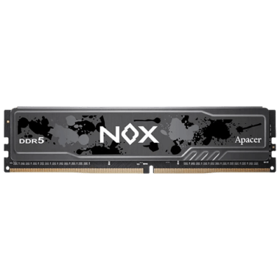 Apacer NOX 32GB DDR5 5600MHz UDIMM Desktop RAM (AH5U32G56C522MBAA-1) – CL40 Gaming Memory
