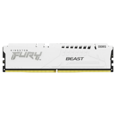 Kingston FURY Beast White 16GB DDR5 6000MT/s CL36 Desktop RAM (KF560C36BWE2-16)