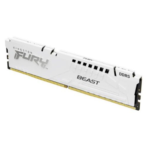 Kingston FURY Beast White 16GB DDR5 6000MT/s CL36 Desktop RAM (KF560C36BWE2-16)